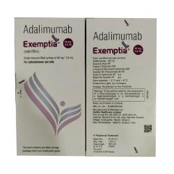 Adalimumab (Exemptia) 40mg/0.8ml Injection : Uses, Side Effects