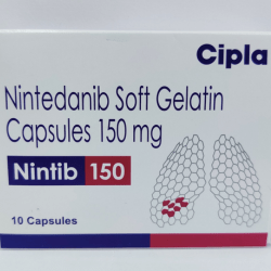 Buy Nintedanib 100mg, 150mg Capsule Online at lowest Prices.