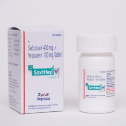 SoviHep V (Sofosbuvir 400mg+Velpatasvir 100mg tablets) Price