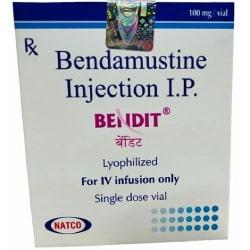 Buy Bendamustine 100mg Injection Online at lowest Prices.